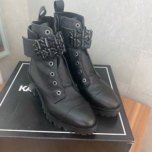 Karl lagerfeld Paris combat boots